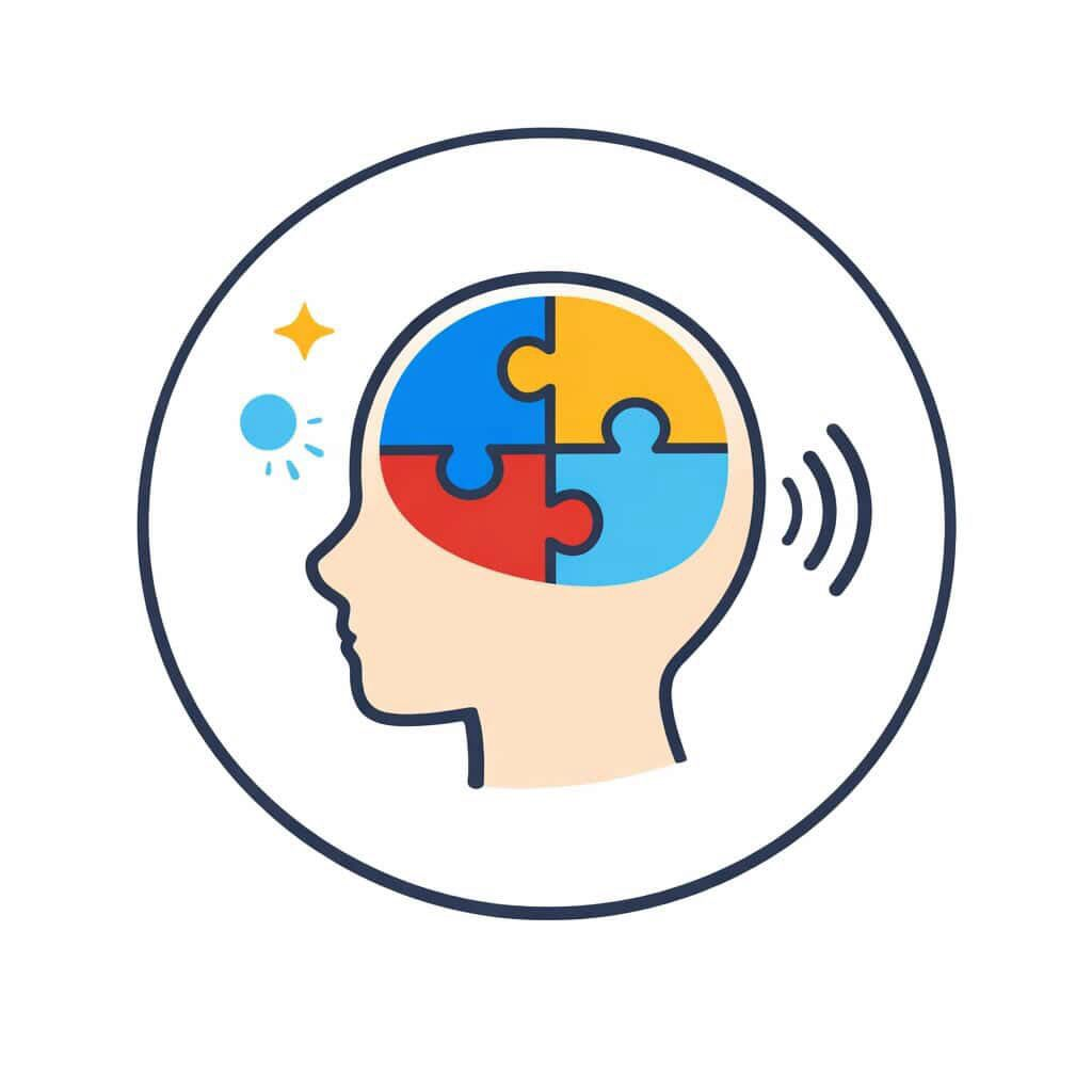 Pictograma de autismo y comunicación